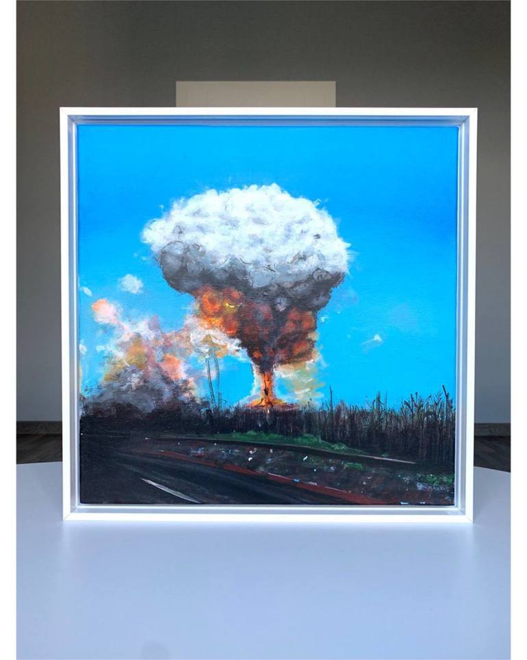 Original Conceptual Politics Painting by Antonina Pereginchuk