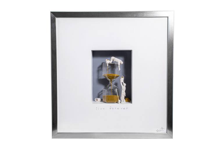 Print of Art Deco Time Sculpture by Vasif Babaiev