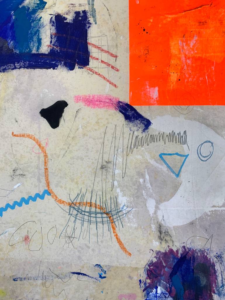 Original Abstract Expressionism Abstract Painting by Dominik Robert Brunner