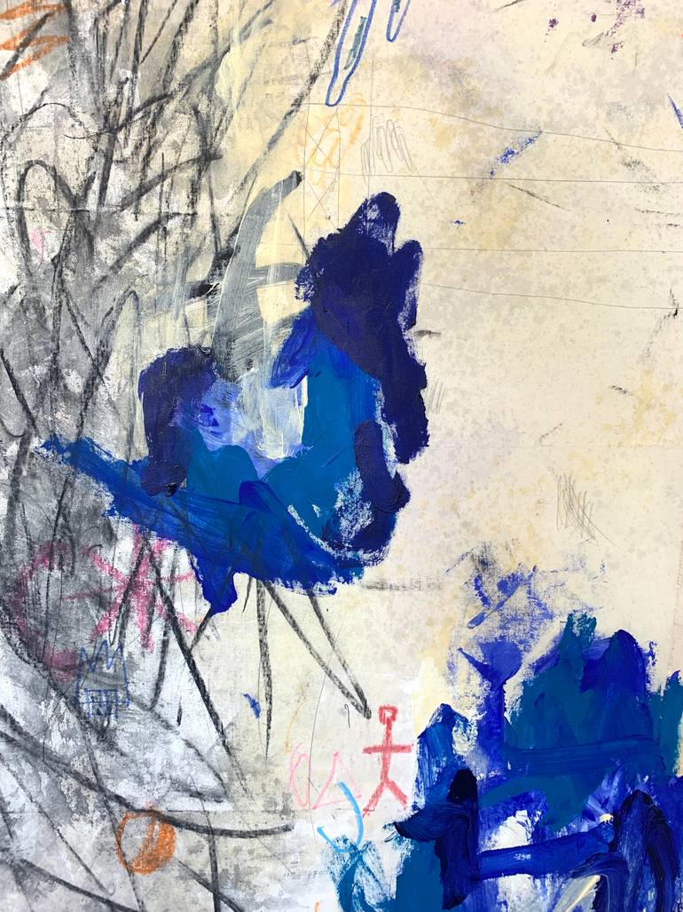 Original Abstract Expressionism Abstract Painting by Dominik Robert Brunner