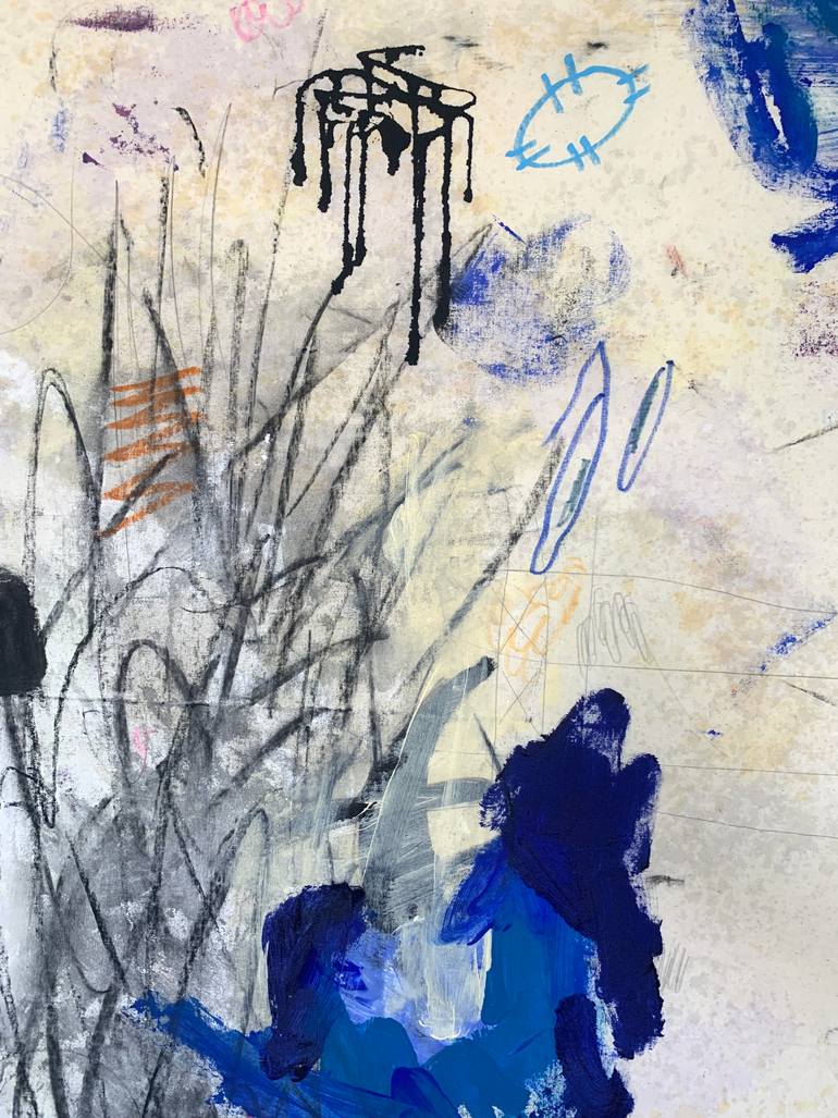 Original Abstract Expressionism Abstract Painting by Dominik Robert Brunner