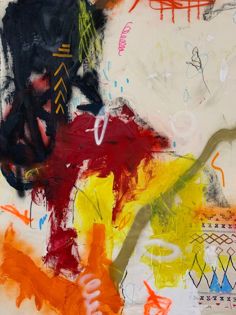 Original Minimalism Abstract Painting by Dominik Robert Brunner