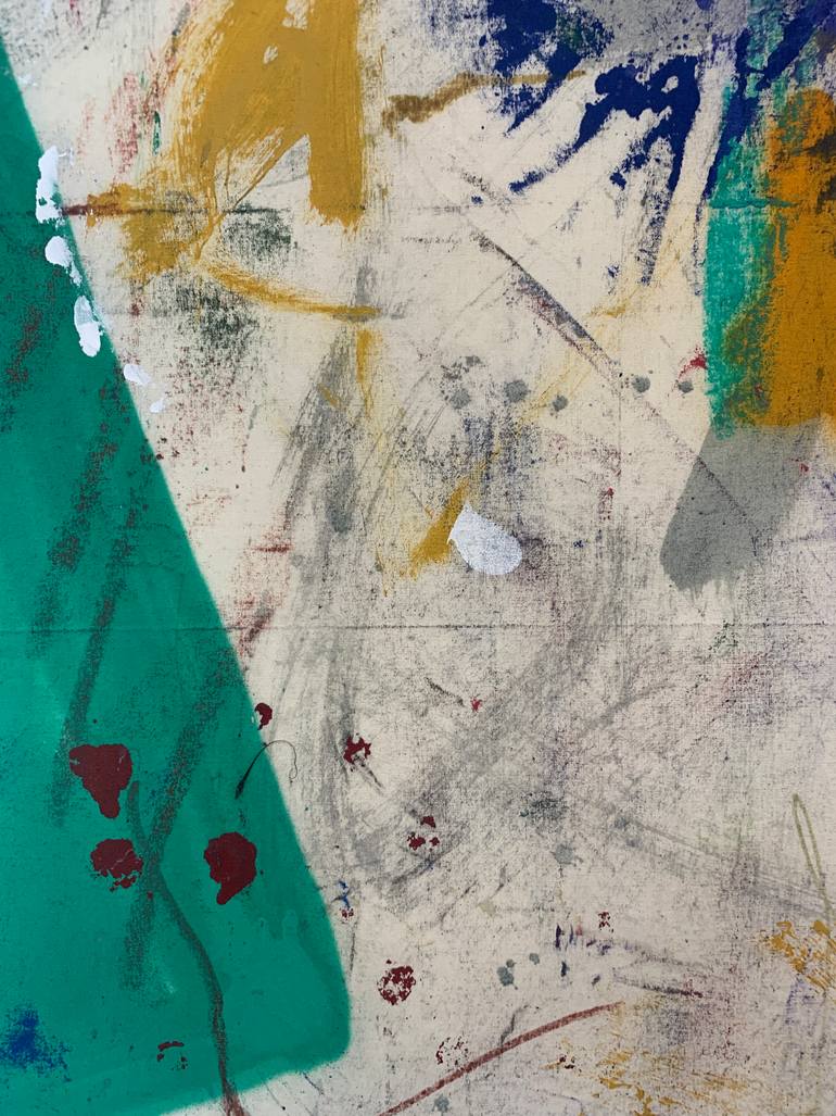 Original Abstract Expressionism Abstract Painting by Dominik Robert Brunner