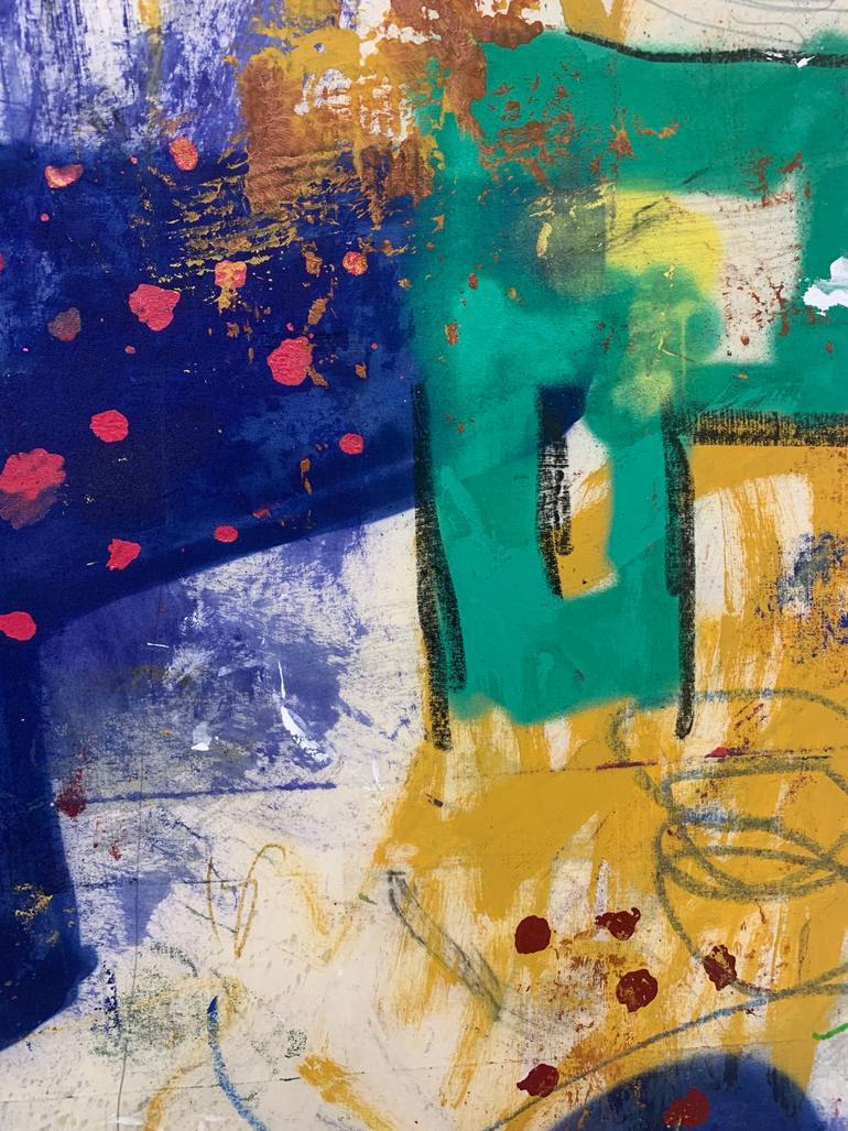 Original Abstract Expressionism Abstract Painting by Dominik Robert Brunner