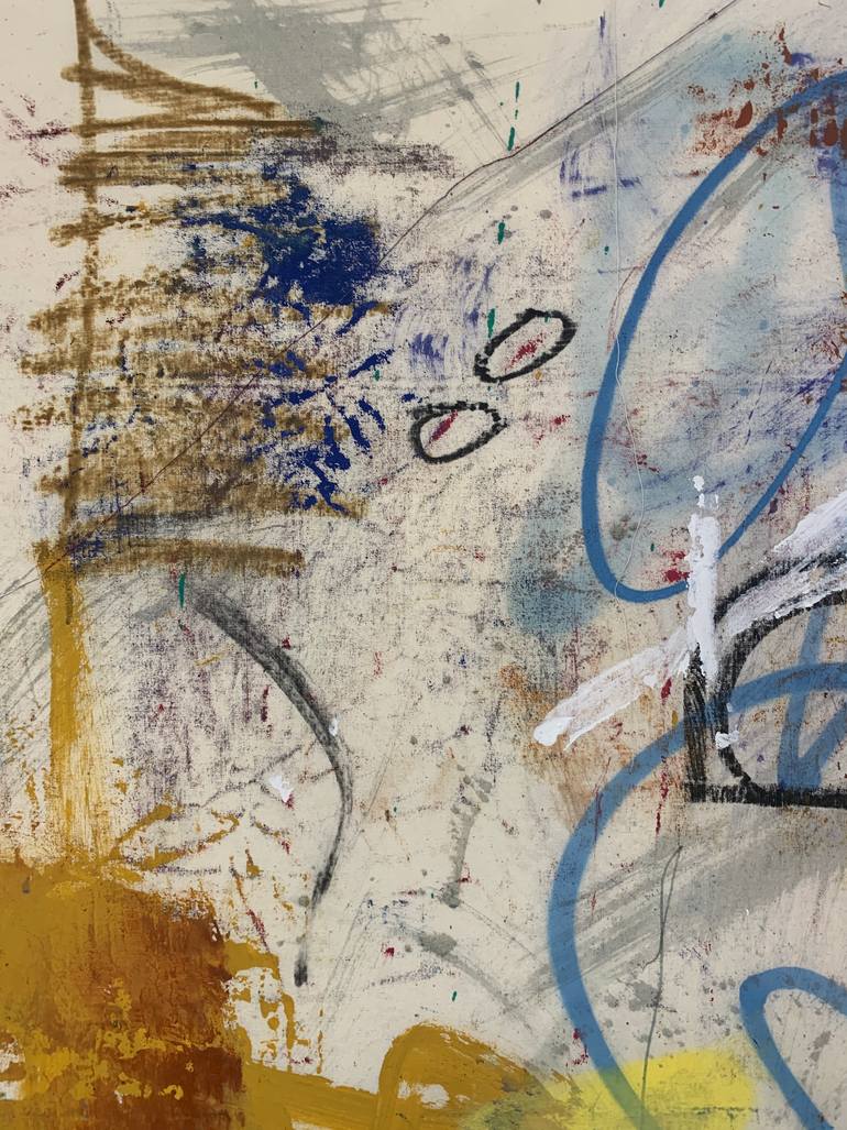 Original Abstract Expressionism Abstract Painting by Dominik Robert Brunner
