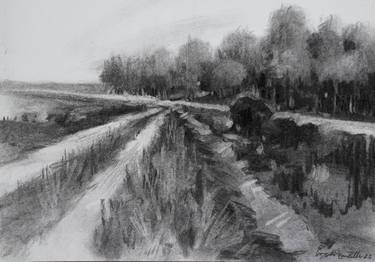 Elemental Strokes: Charcoal Renditions of Natural Atmospheres thumb