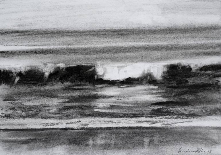 Elemental Strokes: Charcoal Renditions of Natural Atmospheres Drawing ...