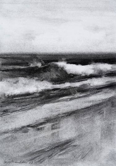 Elemental Strokes: Charcoal Renditions of Natural Atmospheres thumb