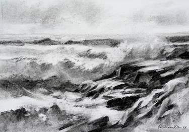 Elemental Strokes: Charcoal Renditions of Natural Atmospheres thumb