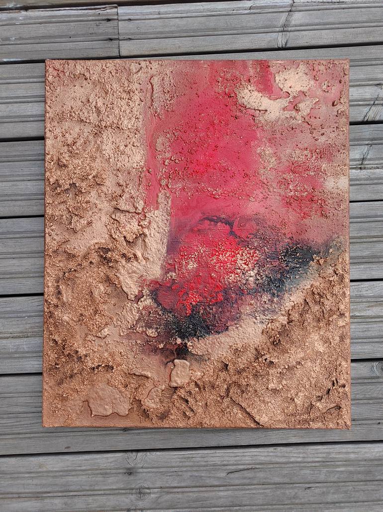 Original Abstract Expressionism Abstract Painting by Jenna Myllykoski