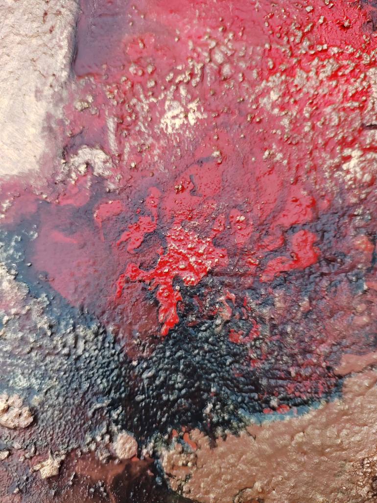 Original Abstract Expressionism Abstract Painting by Jenna Myllykoski