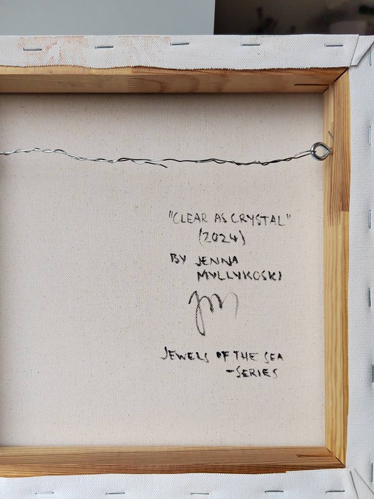 Original Abstract Expressionism Abstract Painting by Jenna Myllykoski