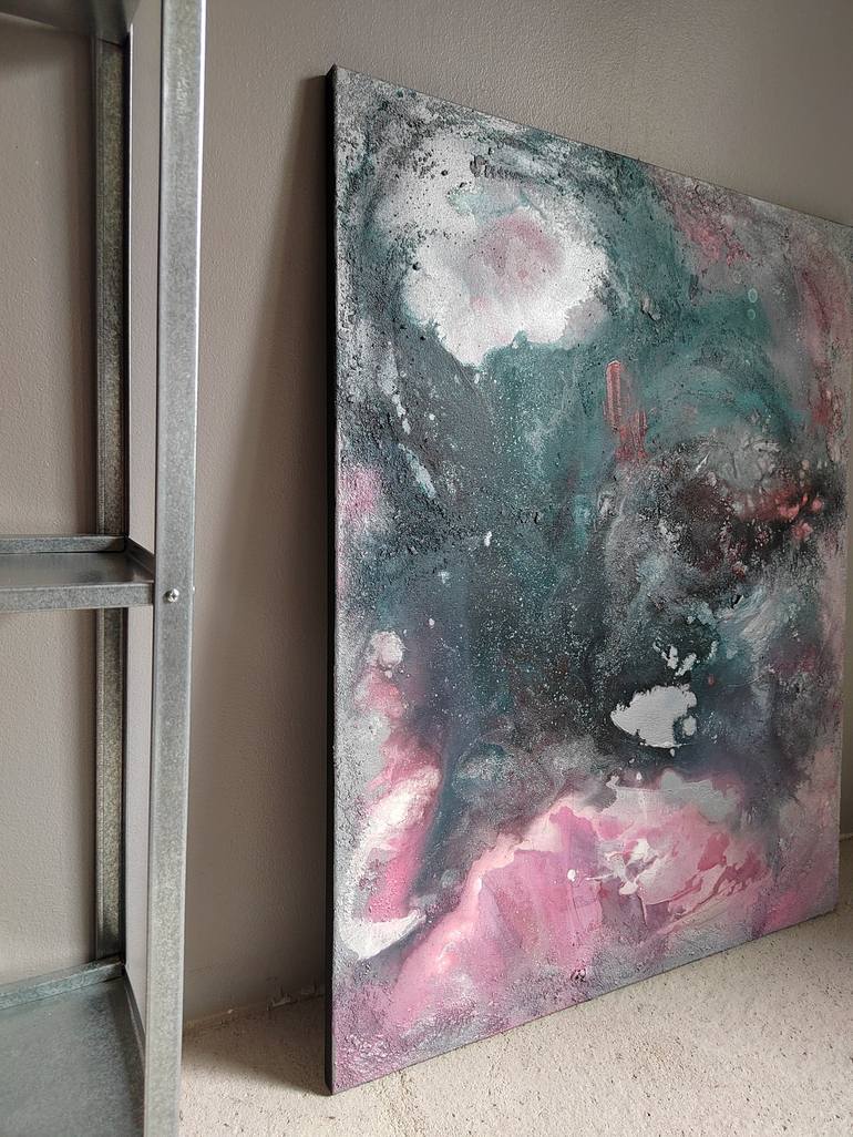 Original Abstract Expressionism Abstract Painting by Jenna Myllykoski