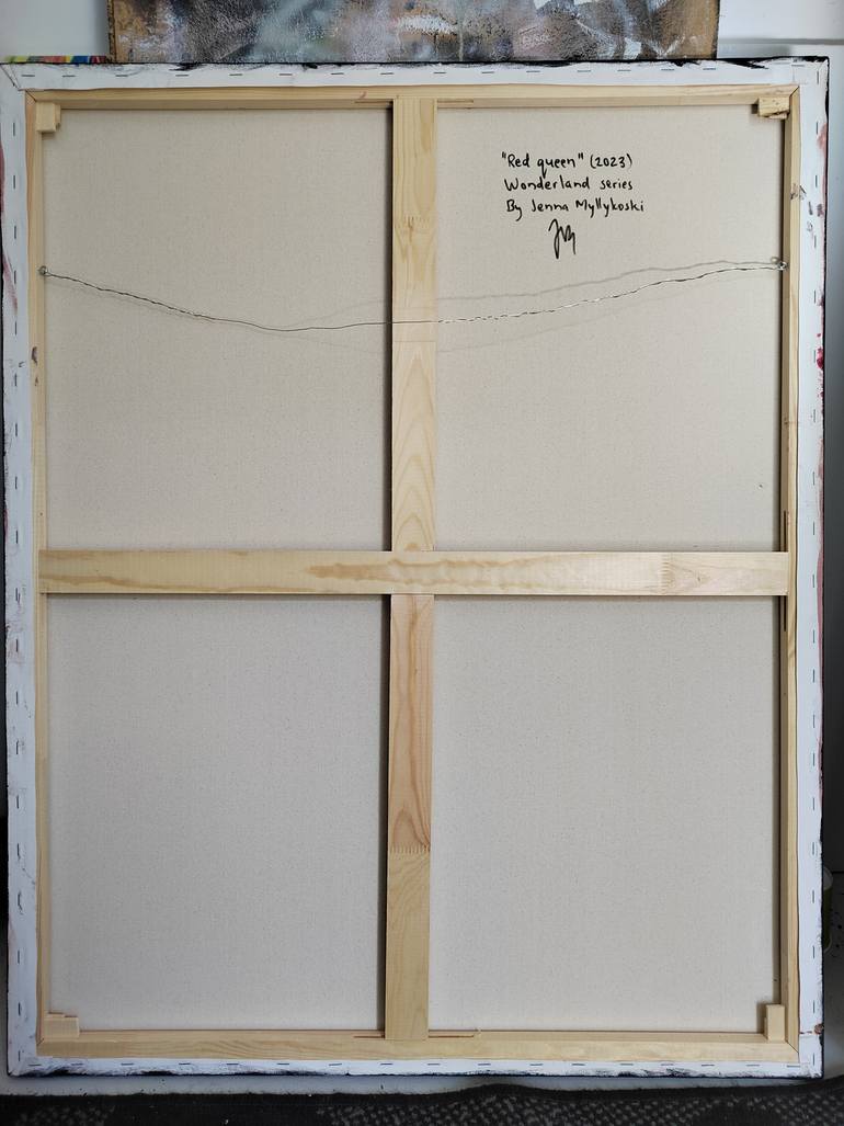 Original Abstract Expressionism Abstract Painting by Jenna Myllykoski