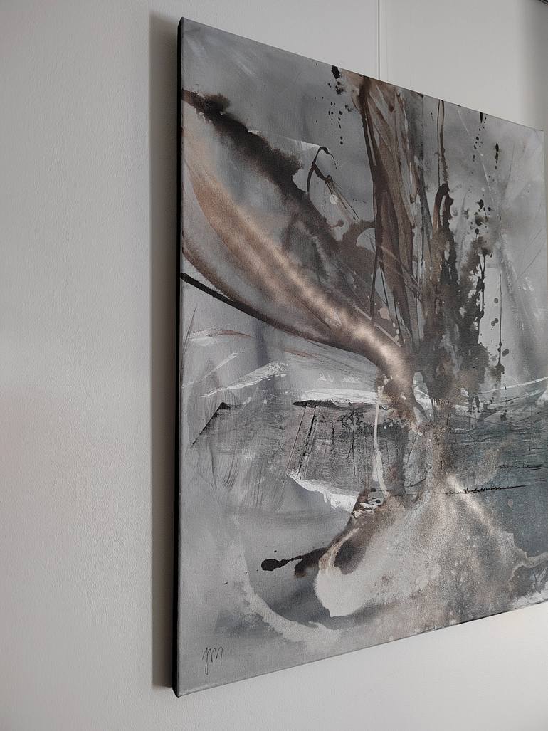 Original Abstract Expressionism Abstract Painting by Jenna Myllykoski