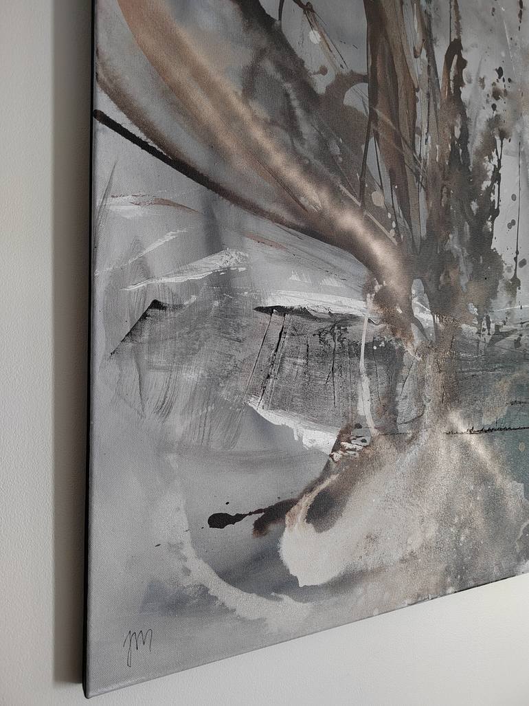 Original Abstract Expressionism Abstract Painting by Jenna Myllykoski