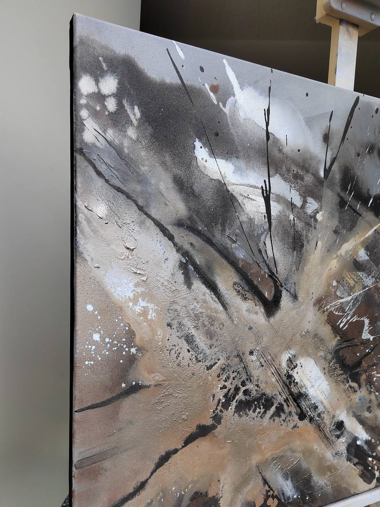 Original Abstract Expressionism Abstract Painting by Jenna Myllykoski