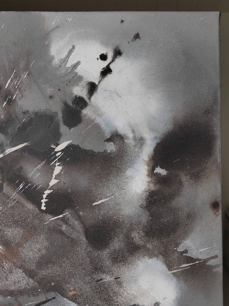 Original Abstract Expressionism Abstract Painting by Jenna Myllykoski