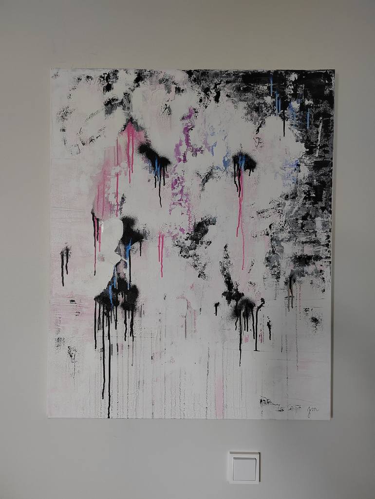 Original Abstract Expressionism Abstract Painting by Jenna Myllykoski
