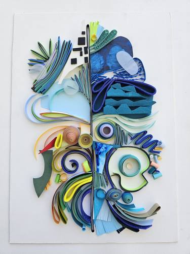 Original Abstract Expressionism Abstract Mixed Media by Priyanka Sagar