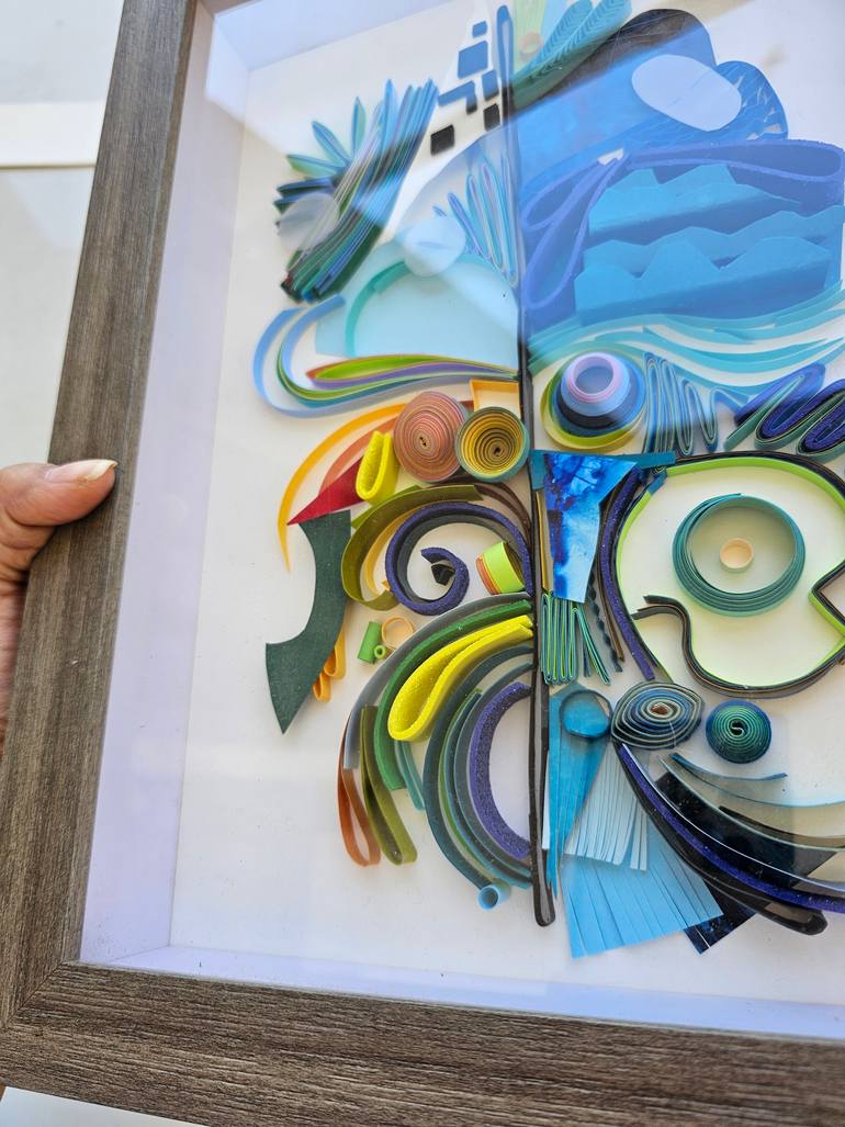 Original Abstract Expressionism Abstract Mixed Media by Priyanka Sagar