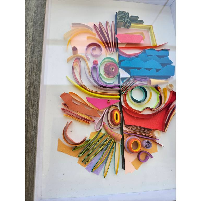 Original Abstract Expressionism Abstract Mixed Media by Priyanka Sagar