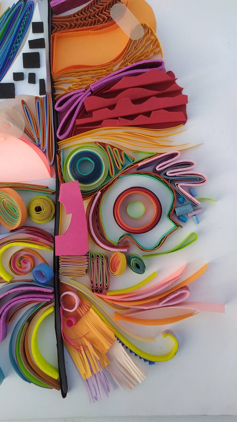 Original Abstract Expressionism Abstract Sculpture by Priyanka Sagar