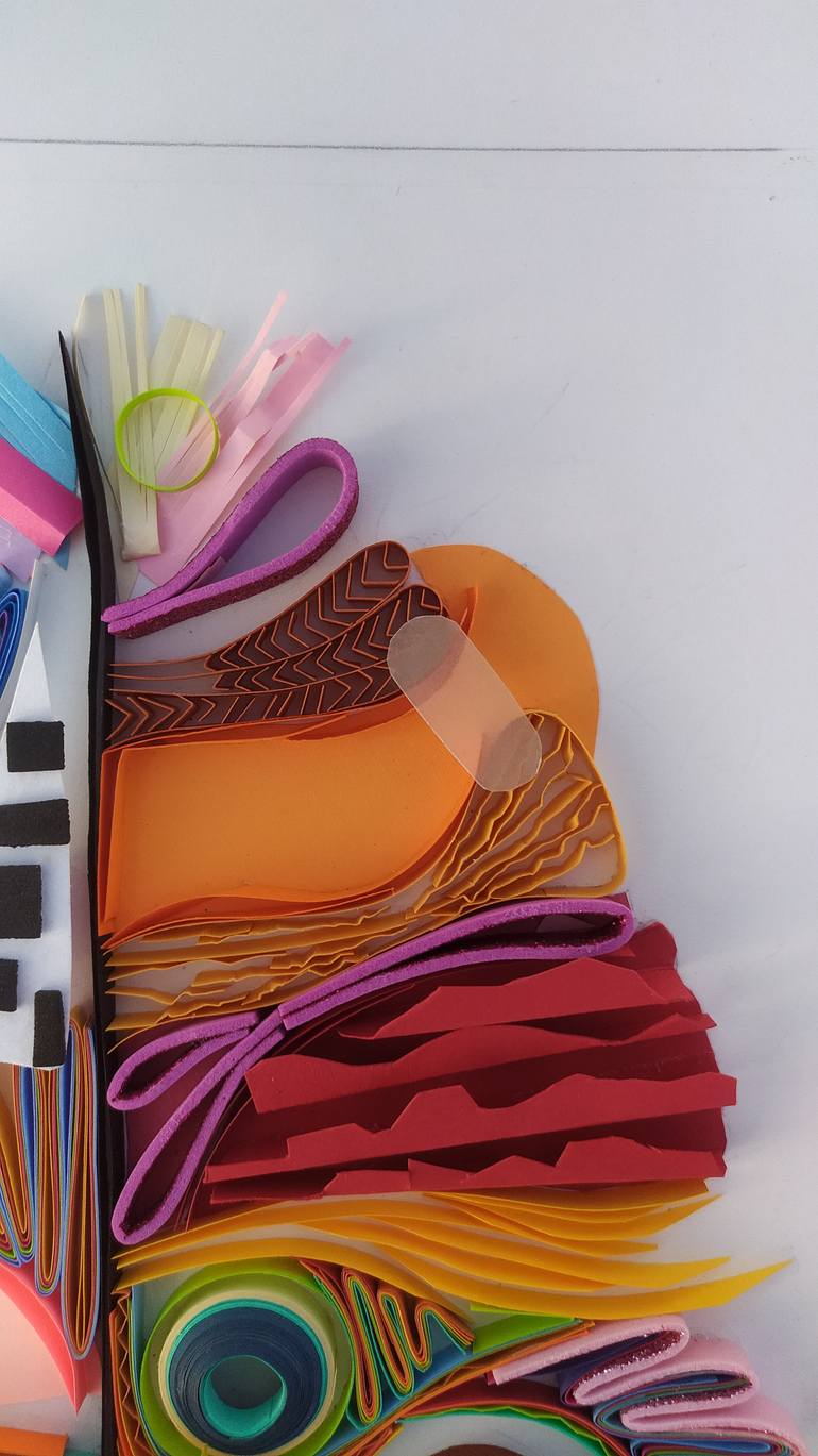 Original Abstract Expressionism Abstract Sculpture by Priyanka Sagar