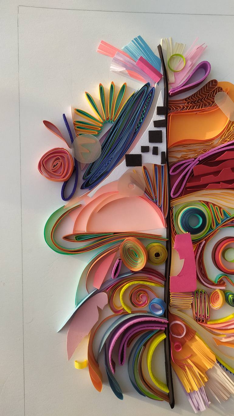 Original Abstract Expressionism Abstract Sculpture by Priyanka Sagar