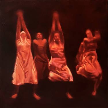 Original Realism People Painting by Anna Bembenek