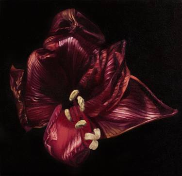 Print of Realism Floral Paintings by Anna Bembenek