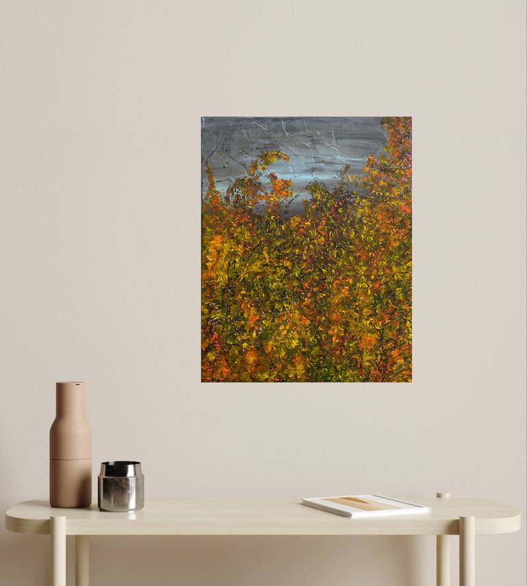 Original Abstract Floral Painting by Nadiia Boichenko