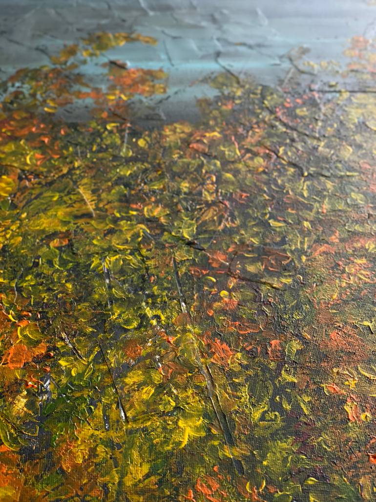 Original Abstract Floral Painting by Nadiia Boichenko