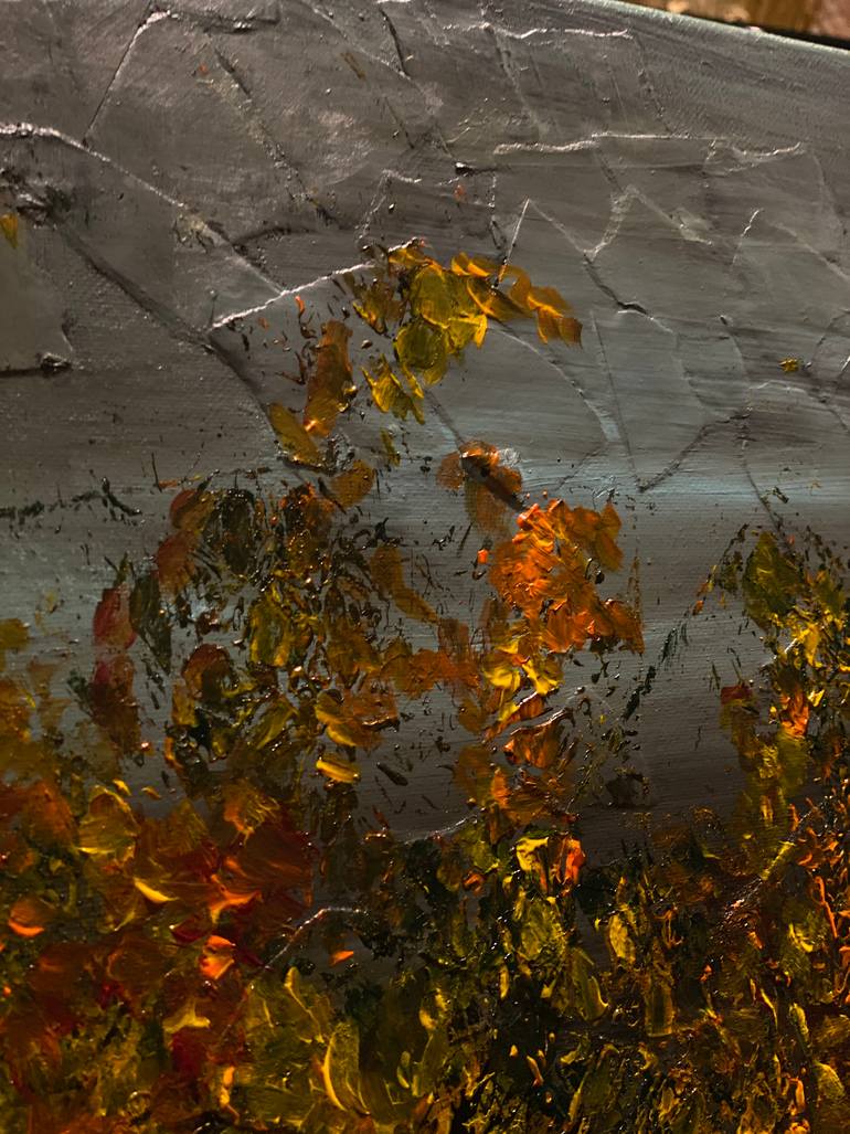 Original Abstract Floral Painting by Nadiia Boichenko