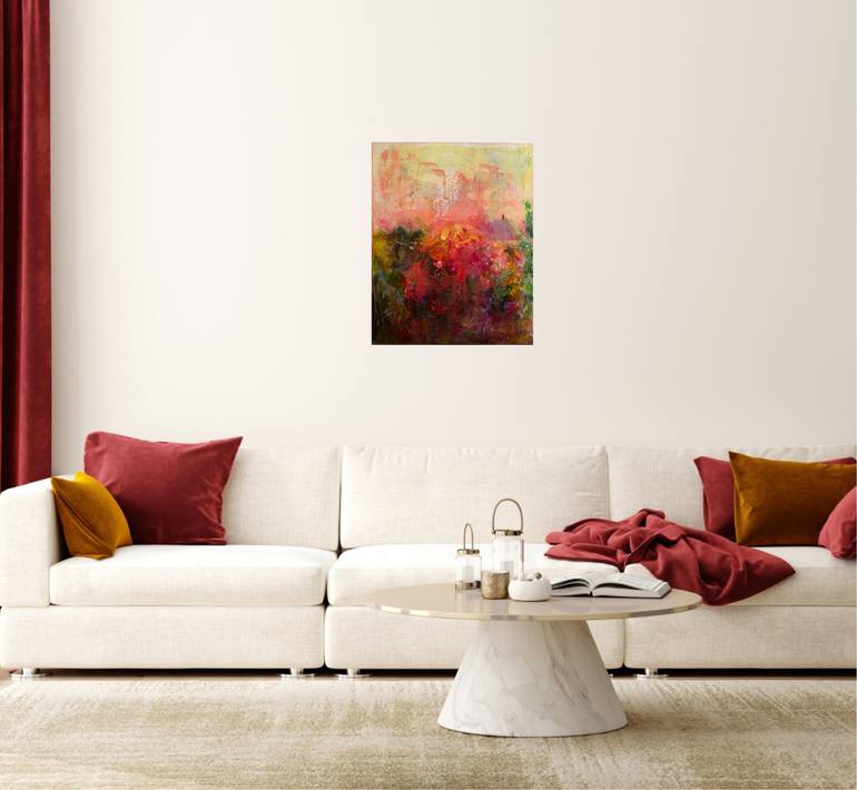 Original Abstract Botanic Painting by Nadiia Boichenko