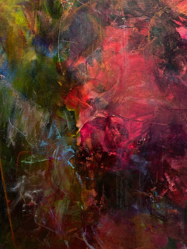 Original Abstract Botanic Painting by Nadiia Boichenko