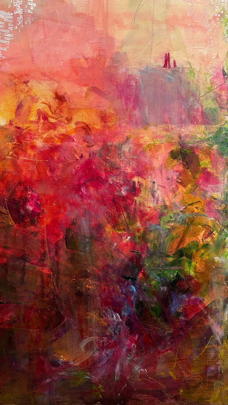 Original Abstract Botanic Painting by Nadiia Boichenko