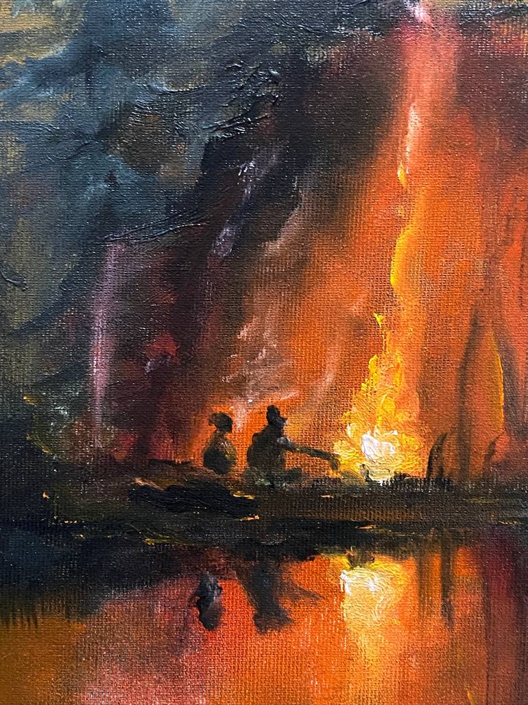 Original Figurative Nature Painting by Nadiia Boichenko