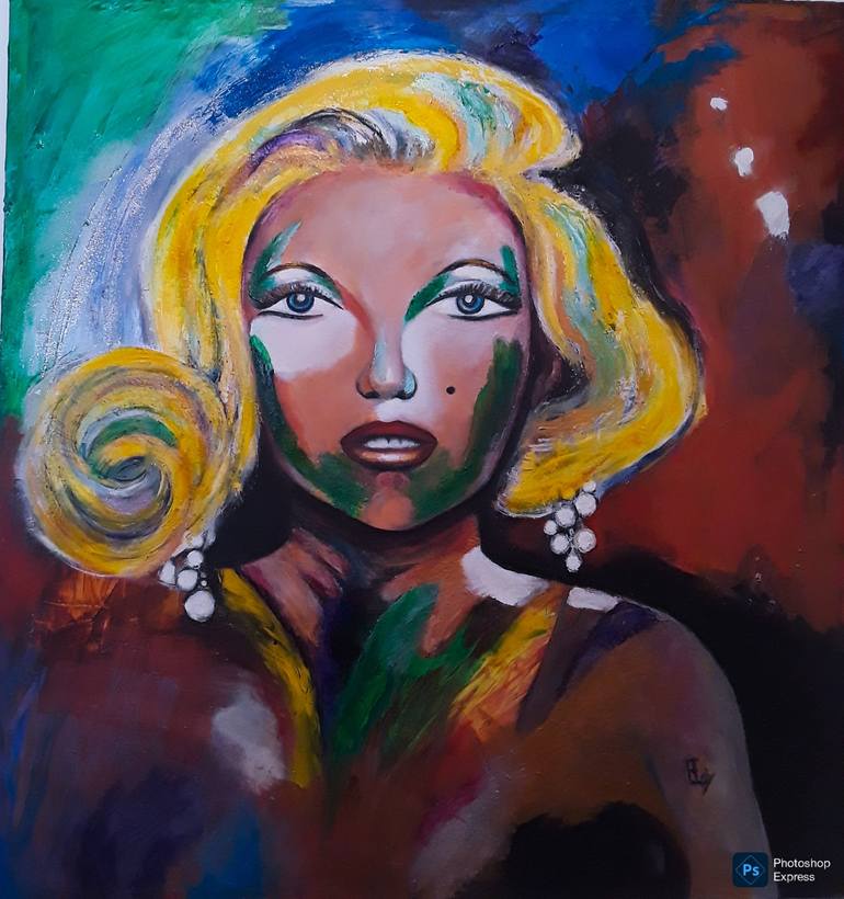 Original Abstract Expressionism Women Paintings by Eloy Sanchez