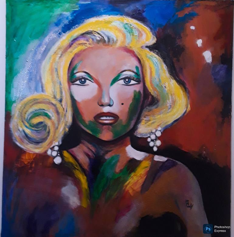 Original Abstract Expressionism Women Paintings by Eloy Sanchez