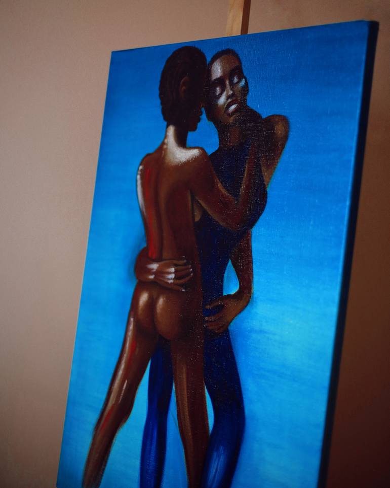 Original Illustration Women Painting by Oksana Sakhno