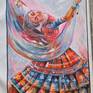 rajasthani lady Dancing painting