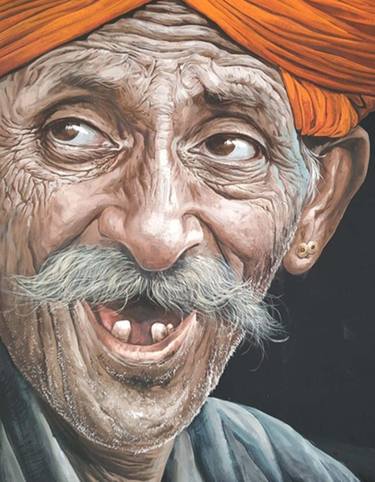 Print of Portrait Paintings by manish vaishnav