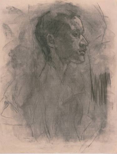 Original Portrait Drawing by Ray Burkh