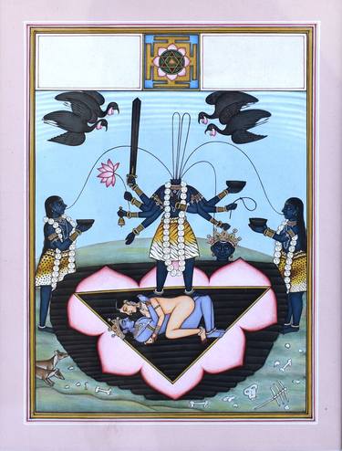 Print of Conceptual Religious Paintings by Surya Dev Pareek