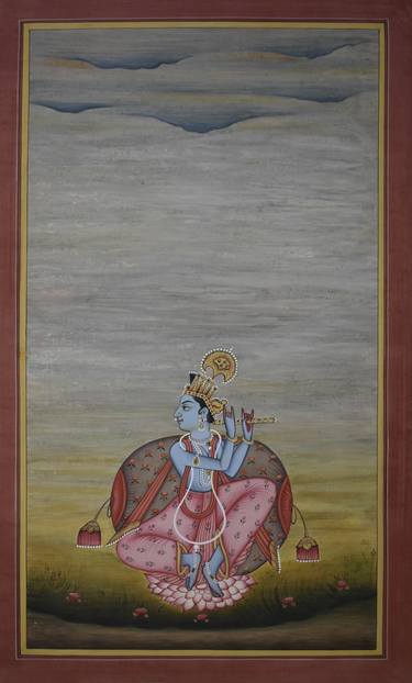Original Religious Painting by Surya Dev Pareek