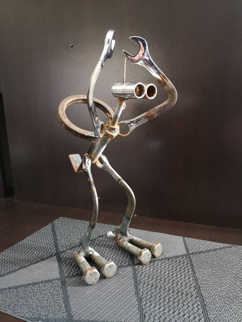 Metal Holder Sculpture by INSPIRING ART WORK | Saatchi Art