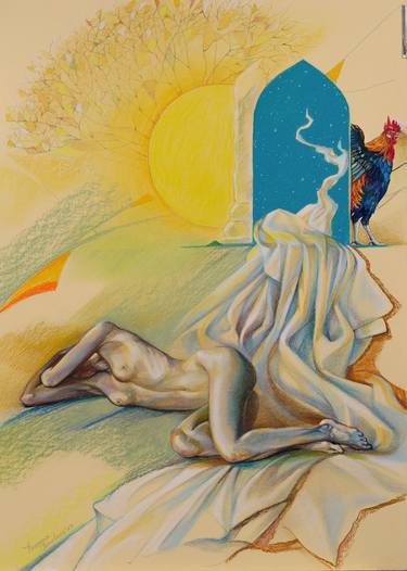 Original Symbolism Nude Paintings by Kremena Nikolova