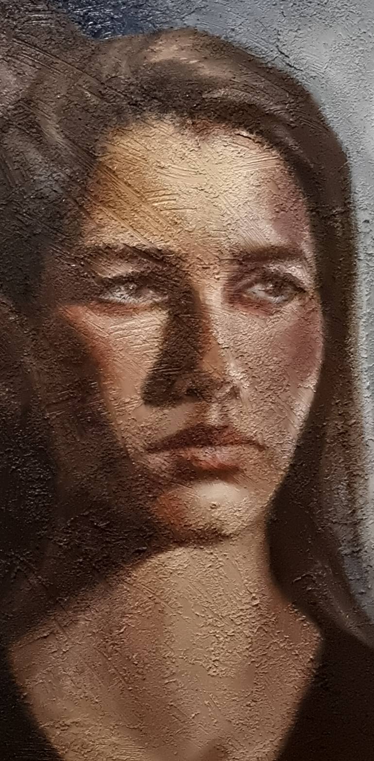 Original Expressionism Women Painting by Artmoods Tp