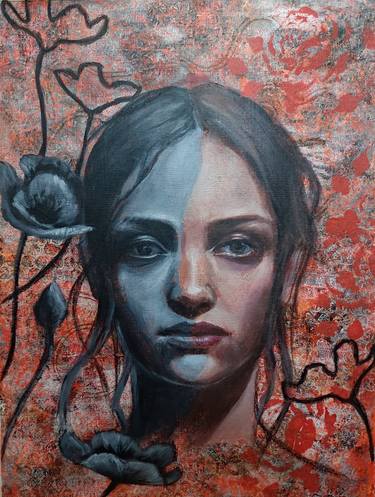 Original Portraiture Women Paintings by Artmoods TP